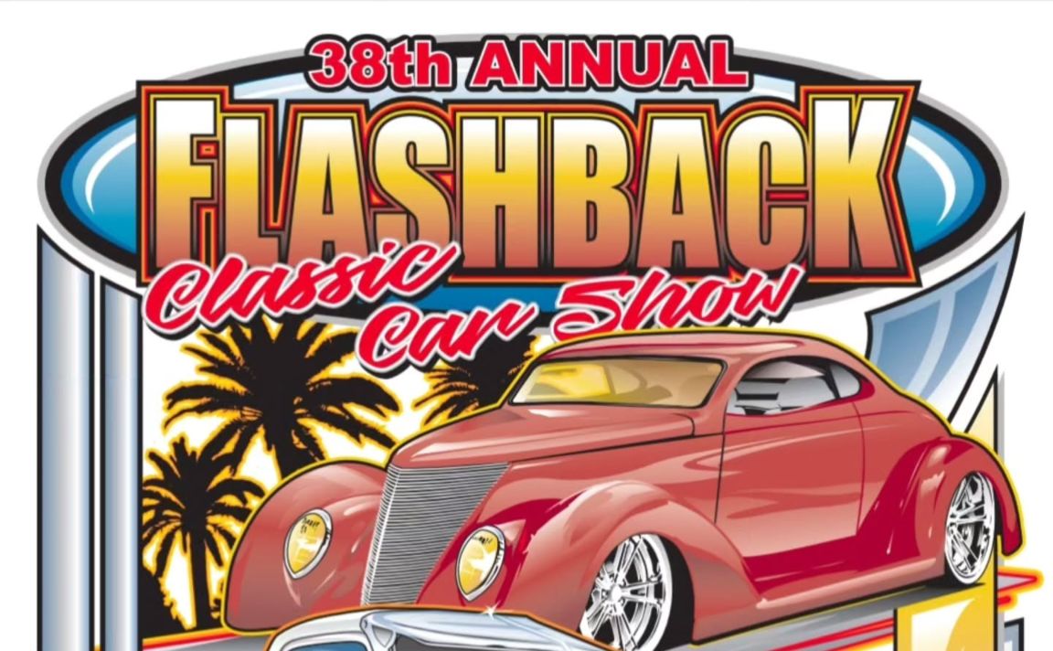 Annual Flashback Classic Car Show partial flyer August 2026